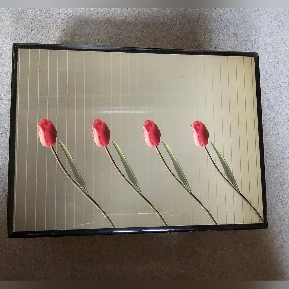 Vintage REUGE MUSIC BOX, Swiss Musical Movement  Evergreen Roses WORKS